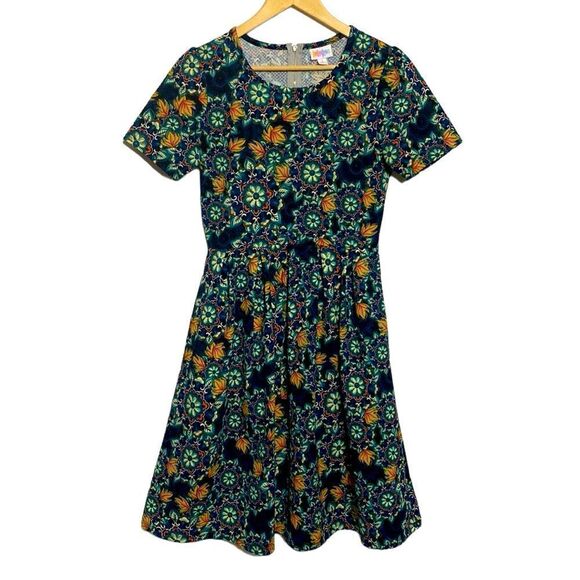 LULAROE Amelia Floral Dress - Picture 1 of 7